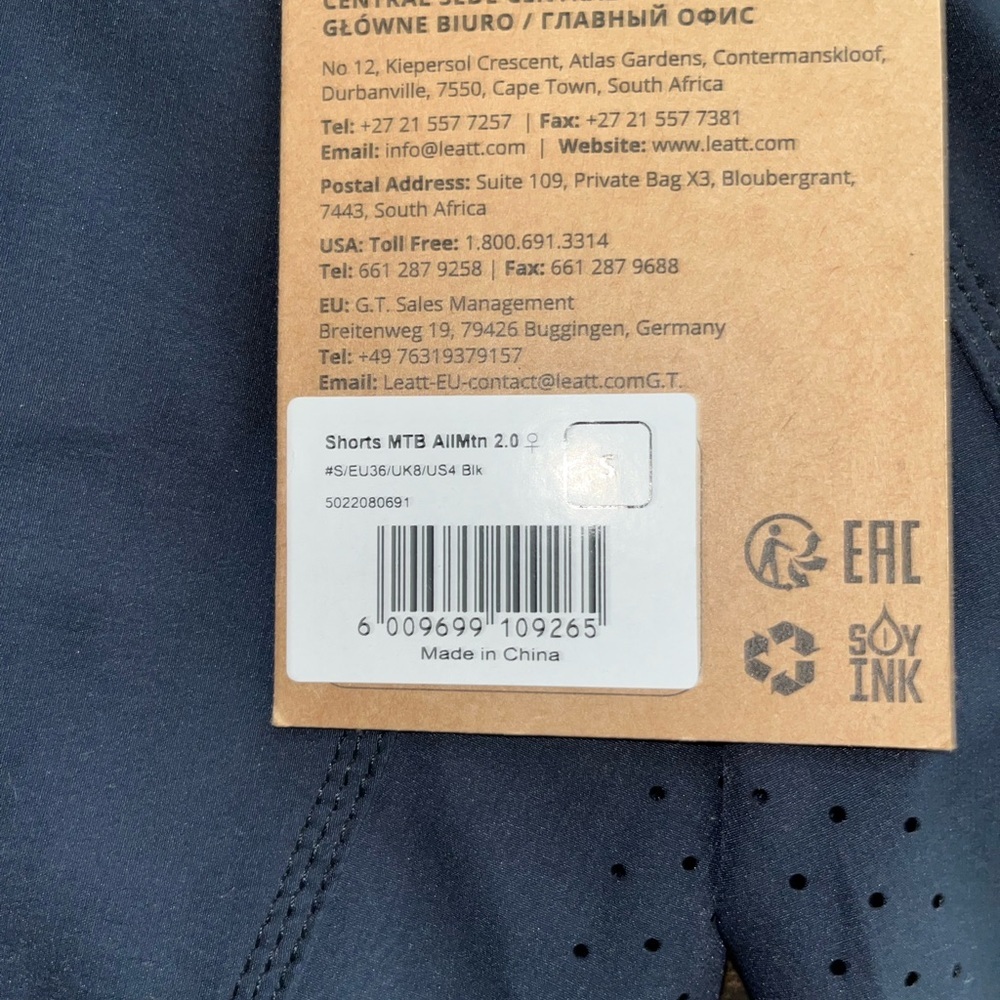 NWT Leatt MTB 2.0 All Mountain shorts - Picture 3 of 3